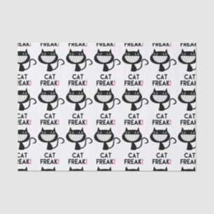 Cat Freak! Fun Tissue Paper