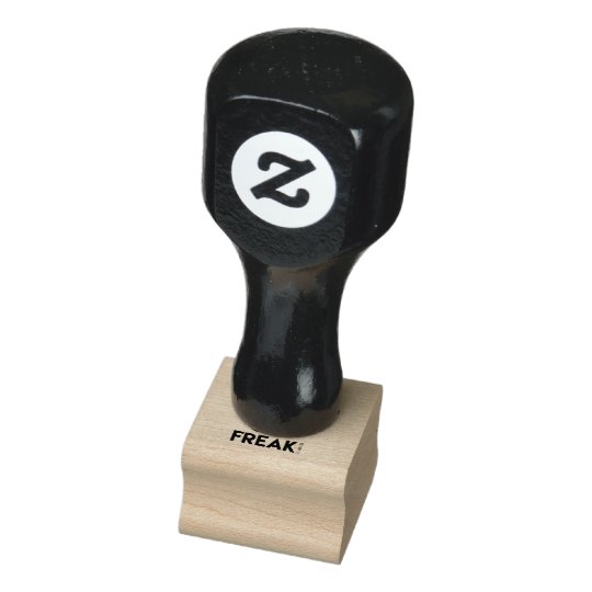 Cat Freak! Fun Woodart Stamp
