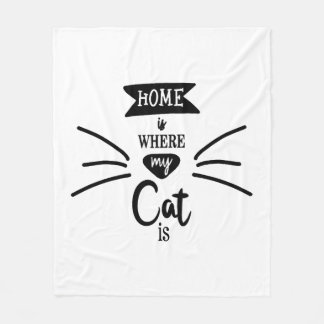 Cat & Fun Cats Fleece Blanket