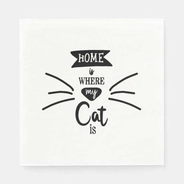Cat & Fun Cats Napkin (Front)