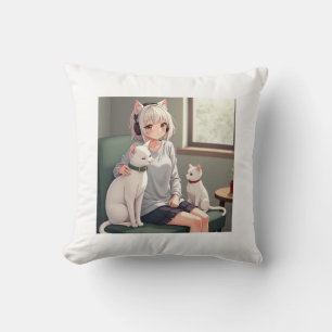Cat funny cushion