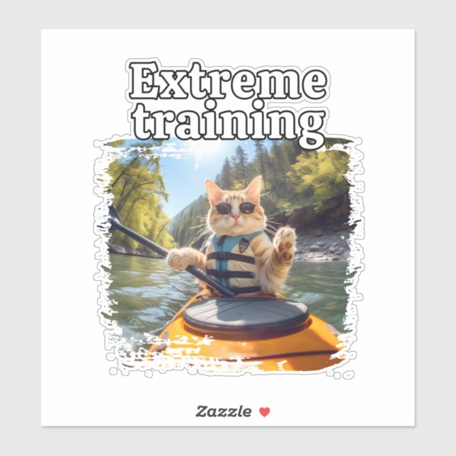 cat  funny kayak paddle (Sheet)