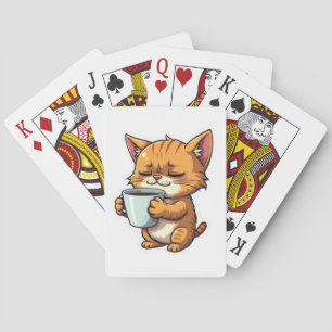 Cat funny playing cards