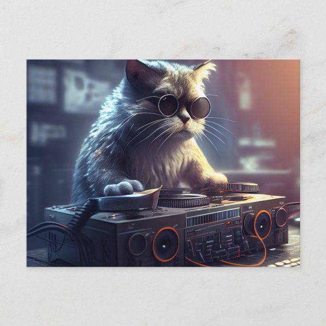 Cat Funny Postcards (Front)