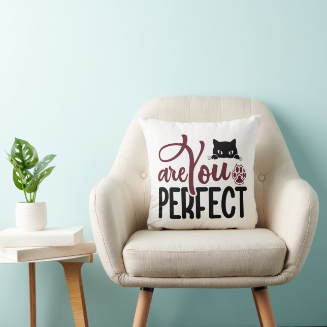 Cat Funny Quotes Cushion (Chair)