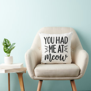 Cat Funny Quotes Cushion