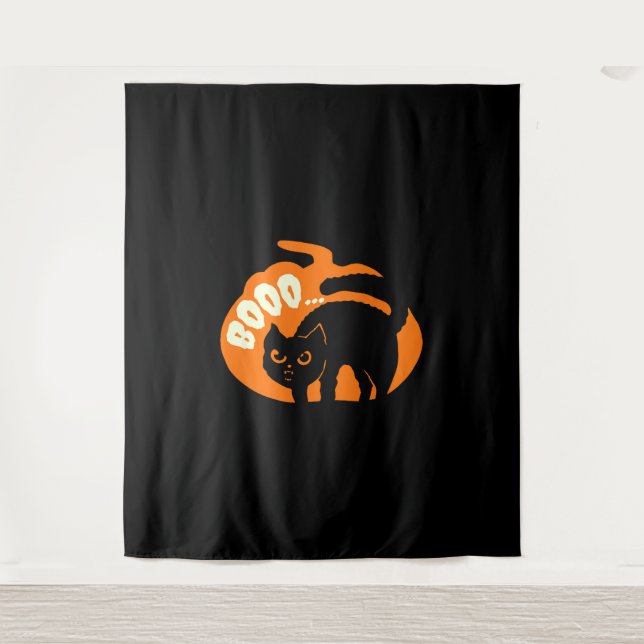 Cat Funny Tapestry (Front)