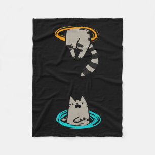 Cat Funny Video Game Animal Fleece Blanket