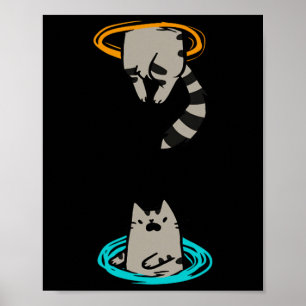 Cat Funny Video Game Animal Poster