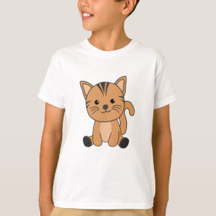 Cat Fur Nose Kitten Cute Animals For Kids T-Shirt