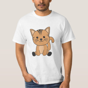 Cat Fur Nose Kitten Cute Animals For Kids T-Shirt