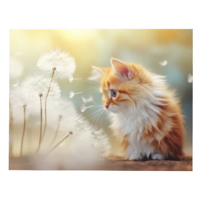 Cat Furry Pet Animal Tranquil Peaceful  Notepad (Front)