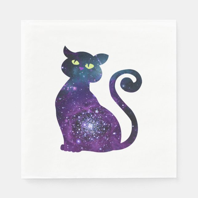 Cat Galaxy Napkin (Front)