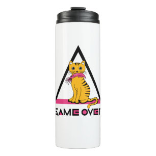 Cat - Game Over Squid Thermal Tumbler