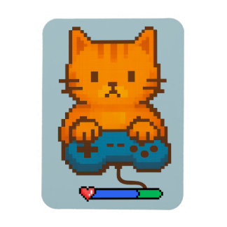 CAT GAMER MAGNET