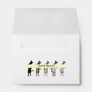 Cat Gang With Banner Envelopes