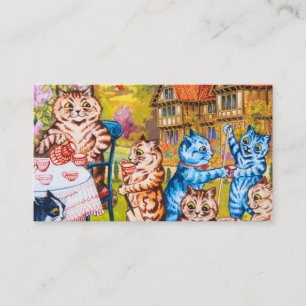 Cat Garden Party Enclosure Card