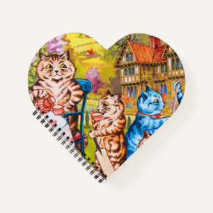 Cat Garden Party Notebook