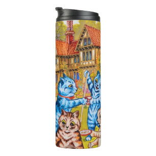 Cat Garden Party Thermal Tumbler