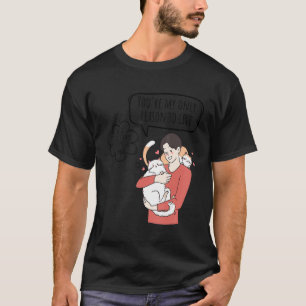 Cat Gen Z Nihilism Existential Crisis Dank Meme T-Shirt