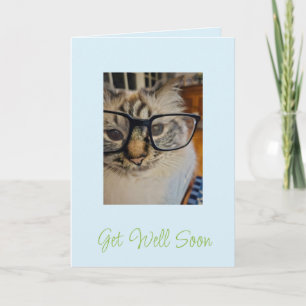 Cat Get Well Speedy Recovery Card