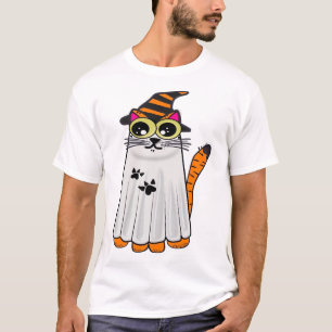 Cat Ghost. Oversized T-Shirt
