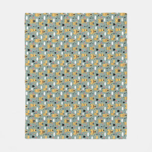 Cat Gift   Cute Cat Pattern Childish Fleece Blanket