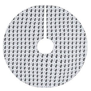 Cat Gift   Cute Cat Pattern Seamless Background Brushed Polyester Tree Skirt