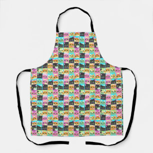 Cat Gift   Cute Kawaii Cat Pattern Apron