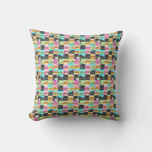 Cat Gift Cute Kawaii Cat Pattern Cushion