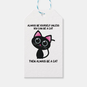 Cat Gifts Quote Gift Tags