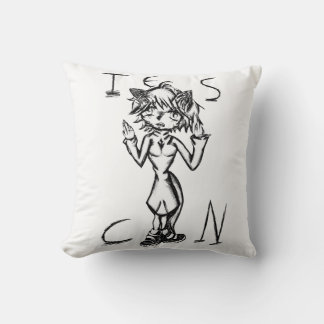Cat Girl Cushion