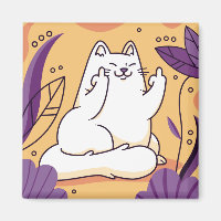 Cat giving the finger