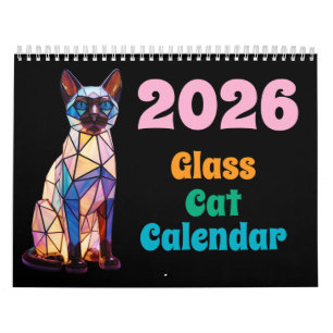 Cat Glass Calendar