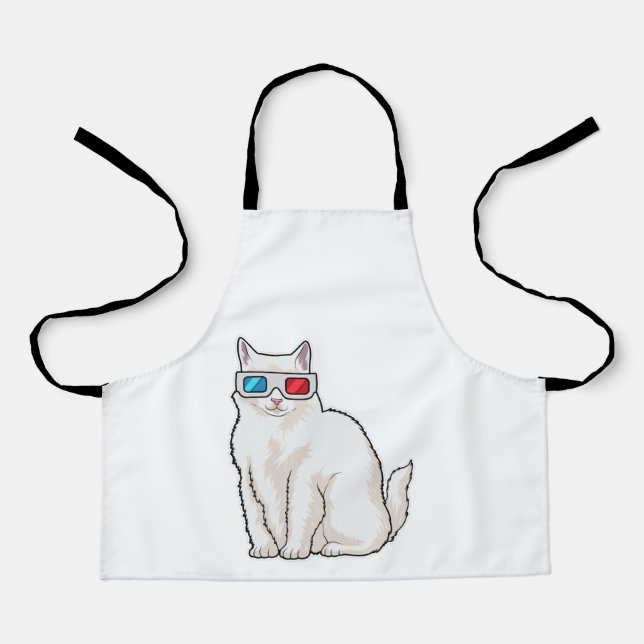 Cat Glasses Apron (Front)