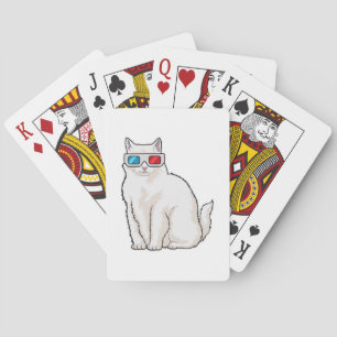 Cat Glasses Playing Cards