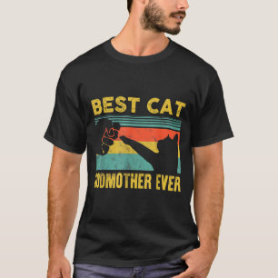 Cat godmother vintage cats happy mother's day men T-Shirt