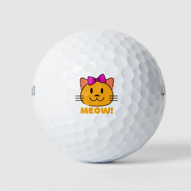 cat golf balls (Front)
