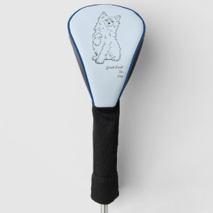 cat  golf head cover