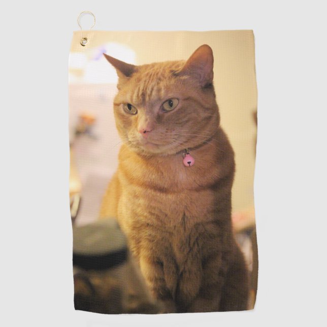 Cat Golf Towel (Front)
