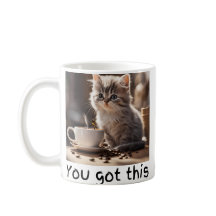cat got coffee Mug