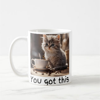 cat got coffee Mug