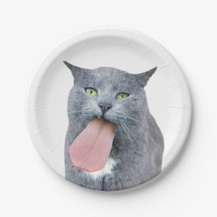 Cat Got Your Tongue? Paper Plate