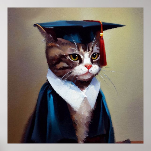 Cat Graduate Poster (Front)