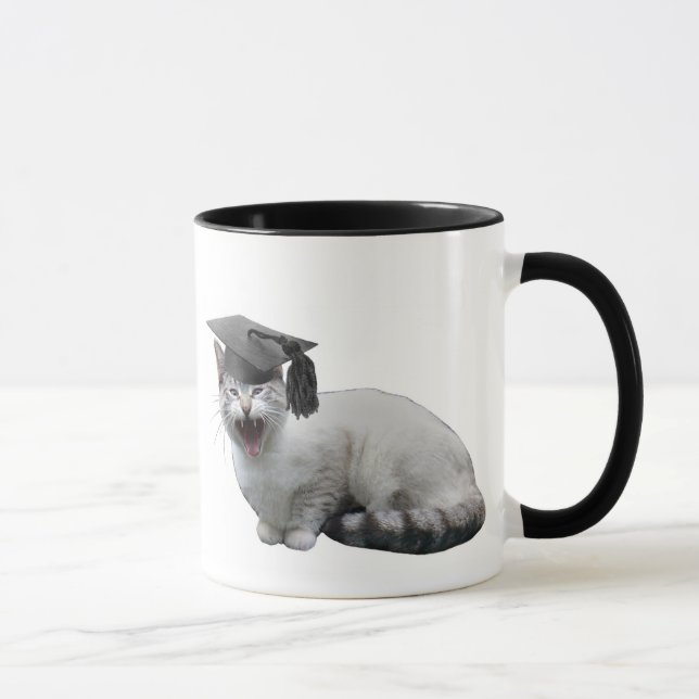 Cat Graduation Mug (Right)