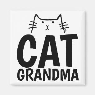 CAT GRANDMA MAGNETS