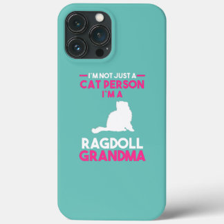 Cat Grandmother Ragdoll Grandma iPhone 13 Pro Max Case