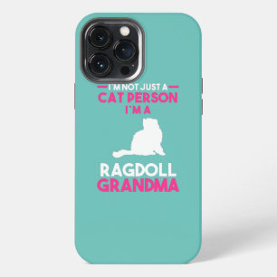 Cat Grandmother Ragdoll Grandma iPhone 13 Pro Max Case
