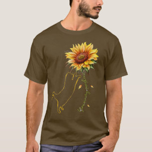 Cat Graphic , Cat Sunflower Shirt, Cat Sunshine, C T-Shirt
