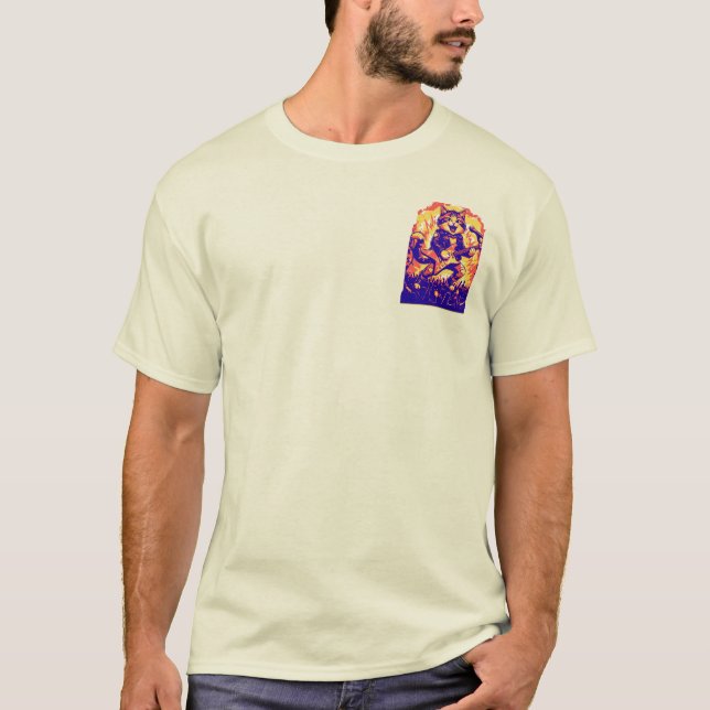Cat Guitar Solo T-Shirt (Front)